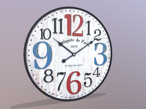 Jam Dinding Model 3D