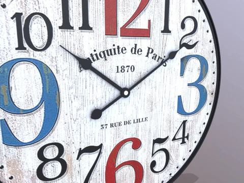 Wall Clock 3D Model