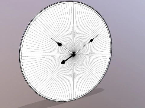Wall Clock 3D Model