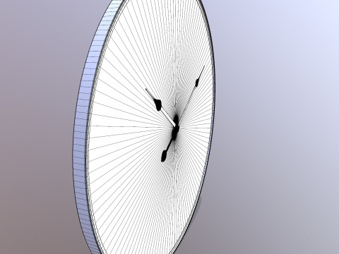 Jam Dinding Model 3D