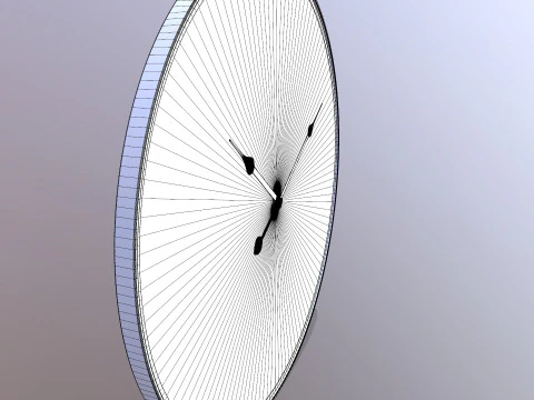 Wall Clock 3D Model