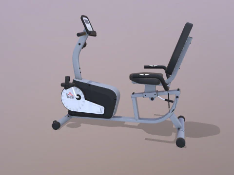 Recumbent Bike 3D Model