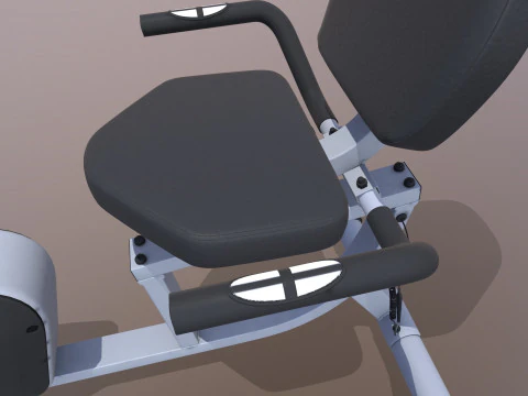 Sepeda Telentang Model 3D