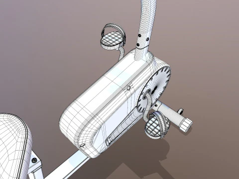 Sepeda Telentang Model 3D