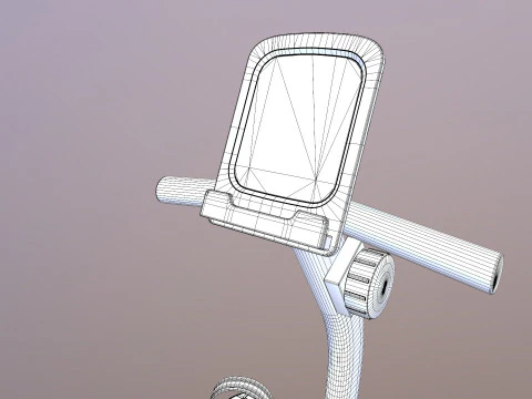 Sepeda Telentang Model 3D