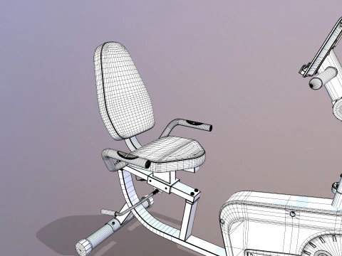 Sepeda Telentang Model 3D