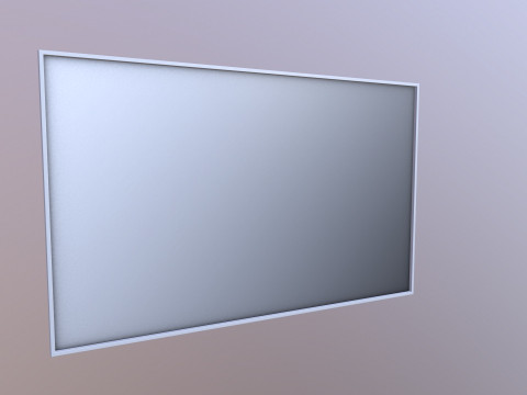 &Ccedil;elik Panel 3D Model