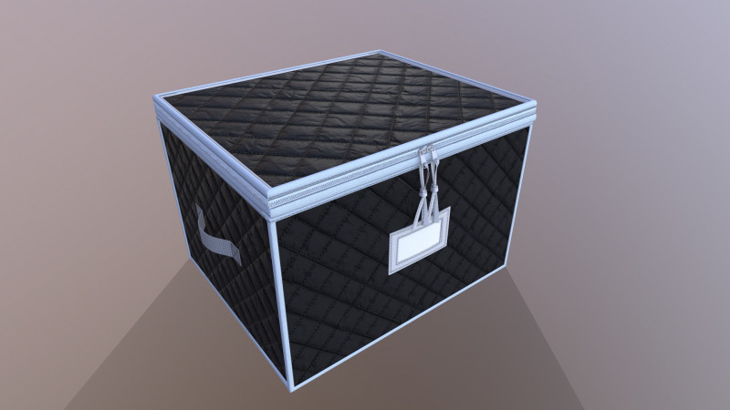 Storage Box 3D Model .c4d .max .obj .3ds .fbx .stl .blend