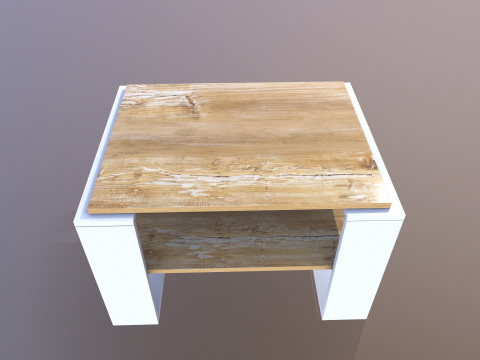 Mesa de centro de madera Modelo 3D