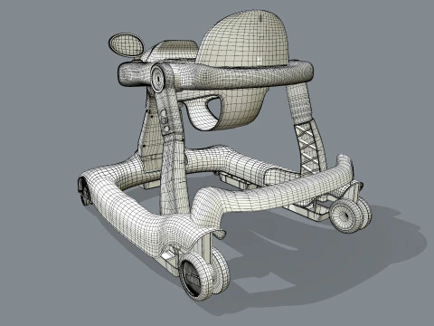 베이비워커 3D 모델