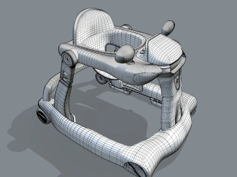 베이비워커 3D 모델