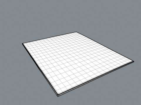 Banyo Paspası 3D Model