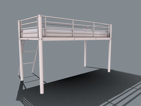 Bunk Bed 3D Model