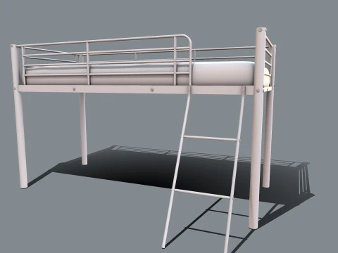 Bunk Bed 3D Model
