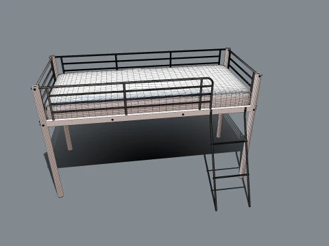 Bunk Bed 3D Model