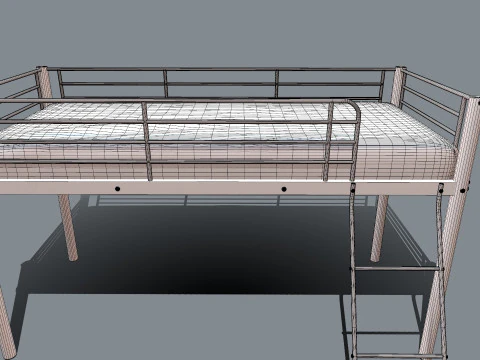 Bunk Bed 3D Model