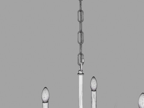 Żyrandol Model 3D