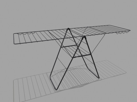 Cloth Drying Stand 3D Model