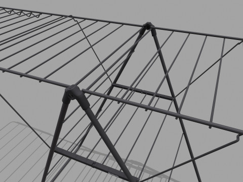 Cloth Drying Stand 3D Model