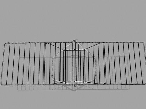 Cloth Drying Stand 3D Model