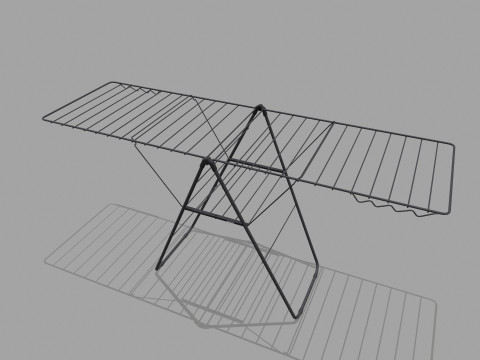 Cloth Drying Stand 3D Model