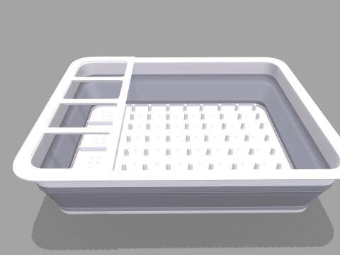 Dish Drain Rack 3D Model