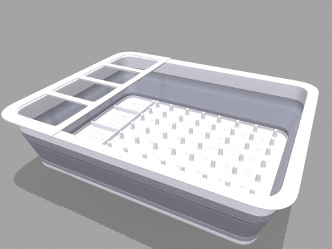 Dish Drain Rack 3D Model