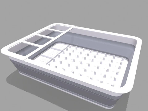 Dish Drain Rack 3D Model