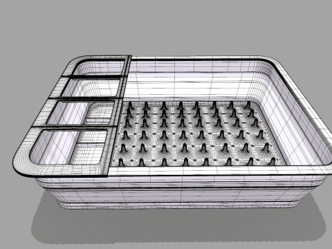 Dish Drain Rack 3D Model