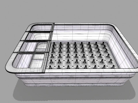 Dish Drain Rack 3D Model