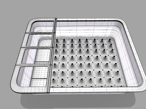 Dish Drain Rack 3D Model