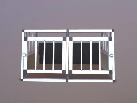 Dog Cage 3D Model