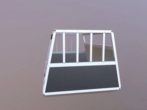 Dog Cage 3D Model