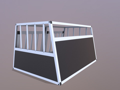 Gabbia per cani Modello 3D