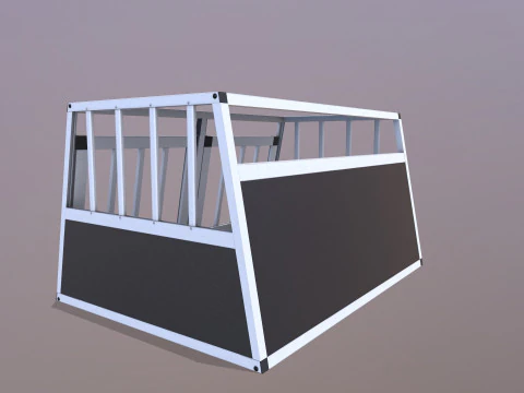 Dog Cage 3D Model