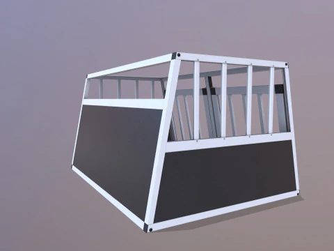 Dog Cage 3D Model