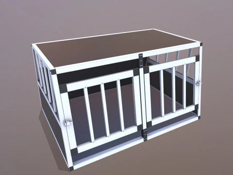 Dog Cage 3D Model