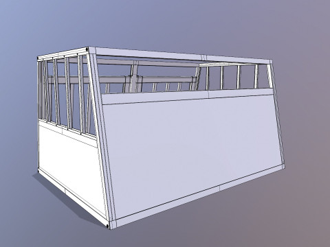Gabbia per cani Modello 3D