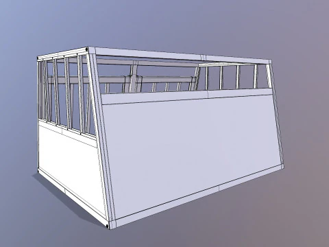 Dog Cage 3D Model