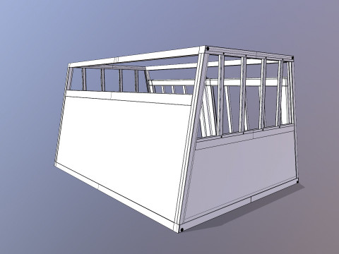 Gabbia per cani Modello 3D