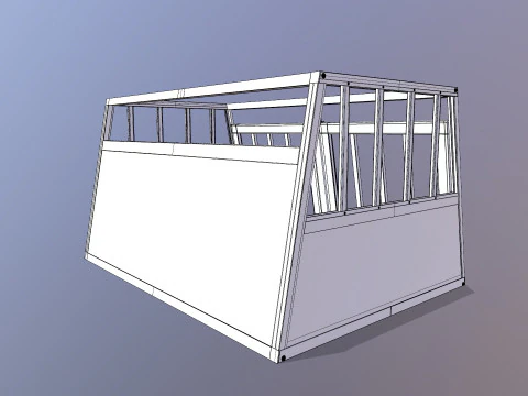 Dog Cage 3D Model