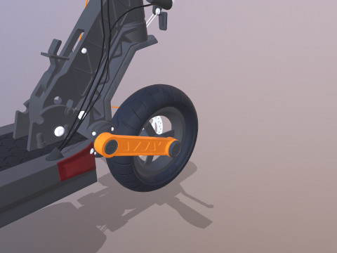 Electric Scooter 3D Model