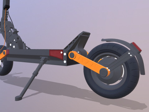 Electric Scooter 3D Model