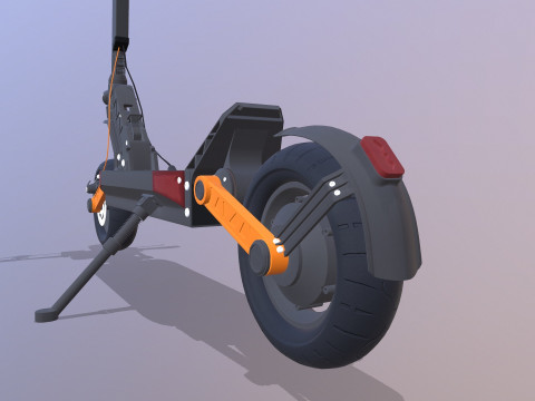Electric Scooter 3D Model