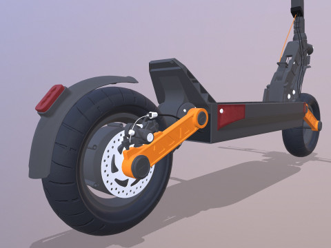 Electric Scooter 3D Model