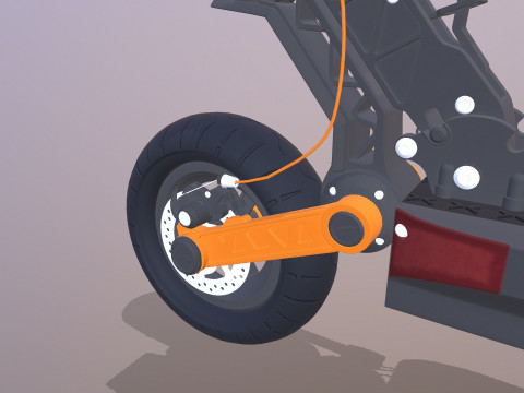 Electric Scooter 3D Model