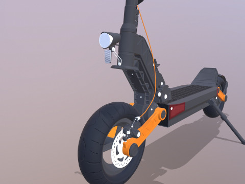 Electric Scooter 3D Model