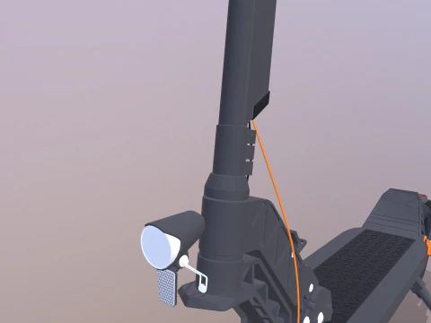 Electric Scooter 3D Model