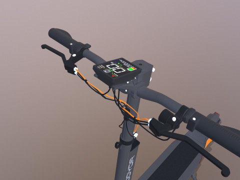 Electric Scooter 3D Model