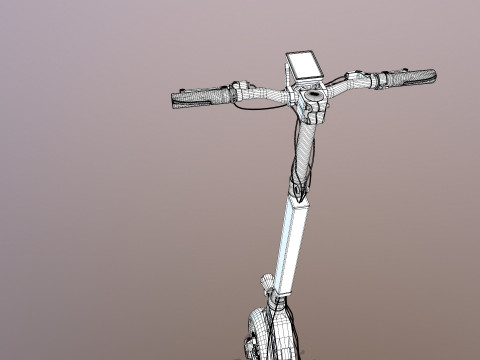 Electric Scooter 3D Model